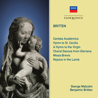 Britten: Rejoice in the Lamb, Op. 30 - 3. For the Mouse is a Creature of Great Personal Valour - Jonathan Steele, George Malcolm, Бенджамин Бриттен